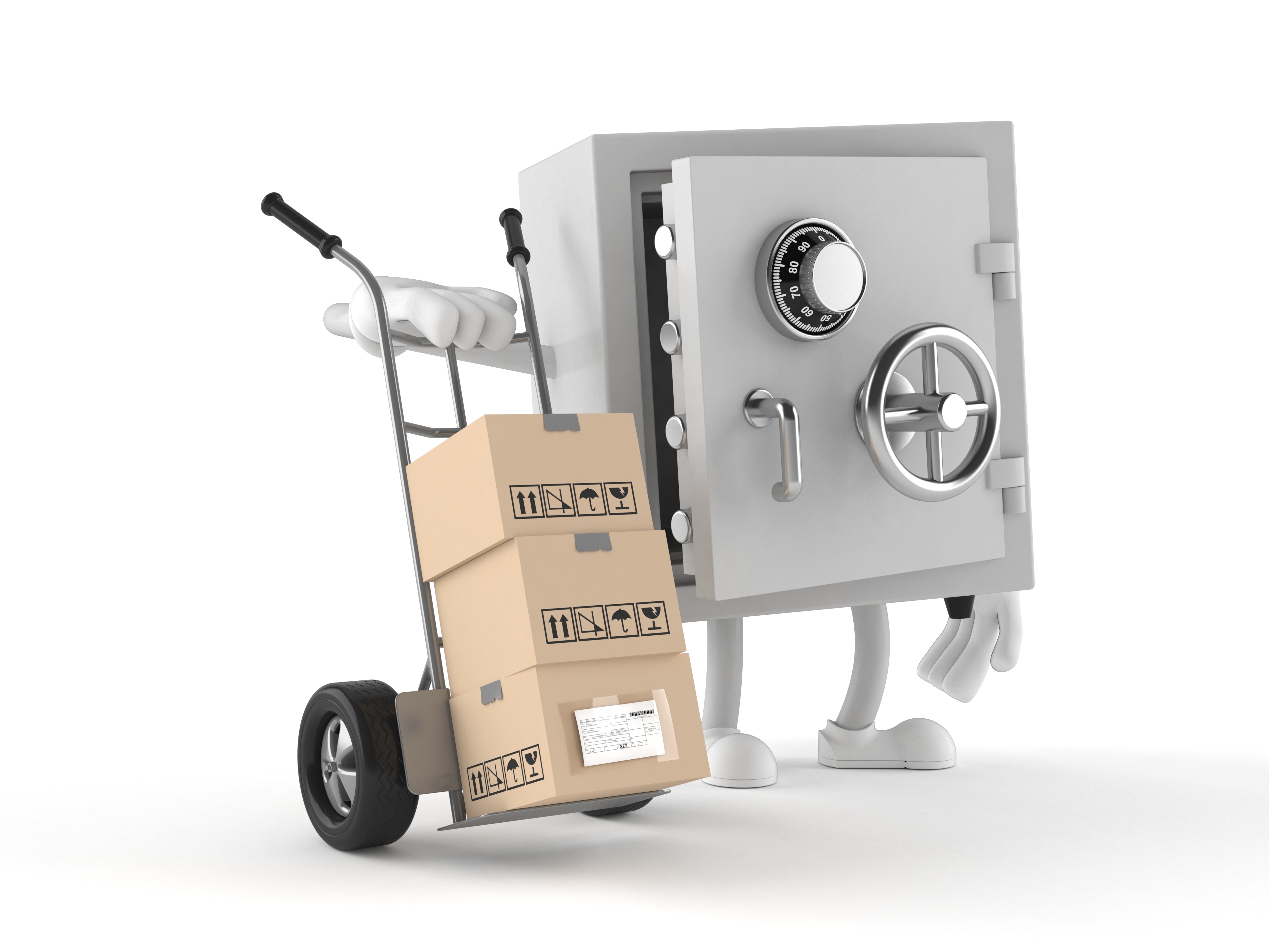 安全保险箱背景